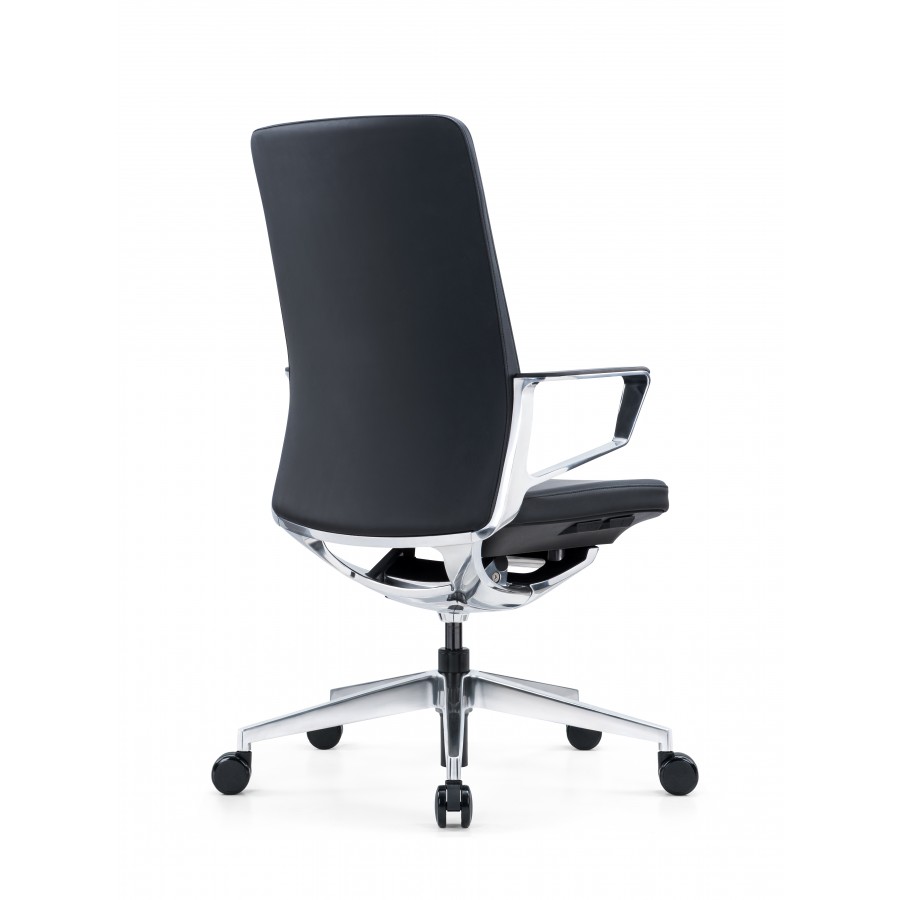 Lusso Aluminium Executive Leather Office Chair